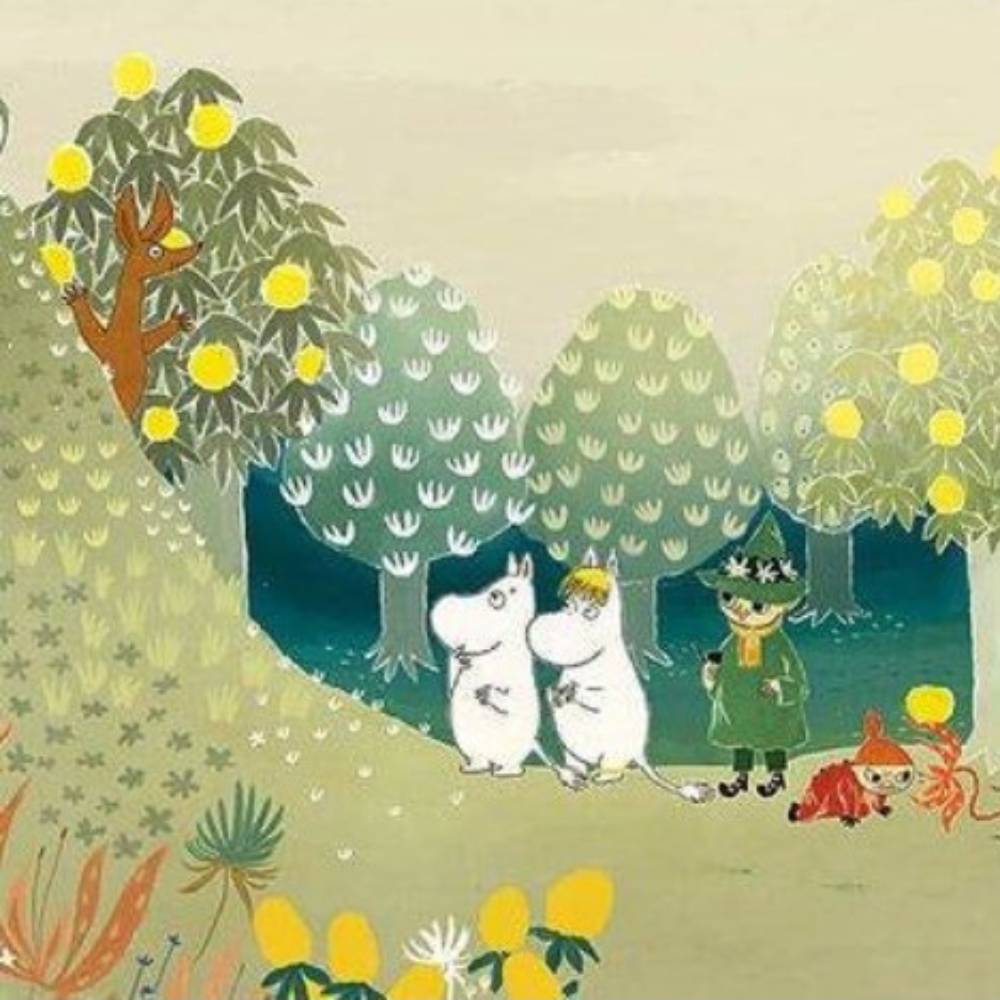 Moomin Forest Greeting Card Square