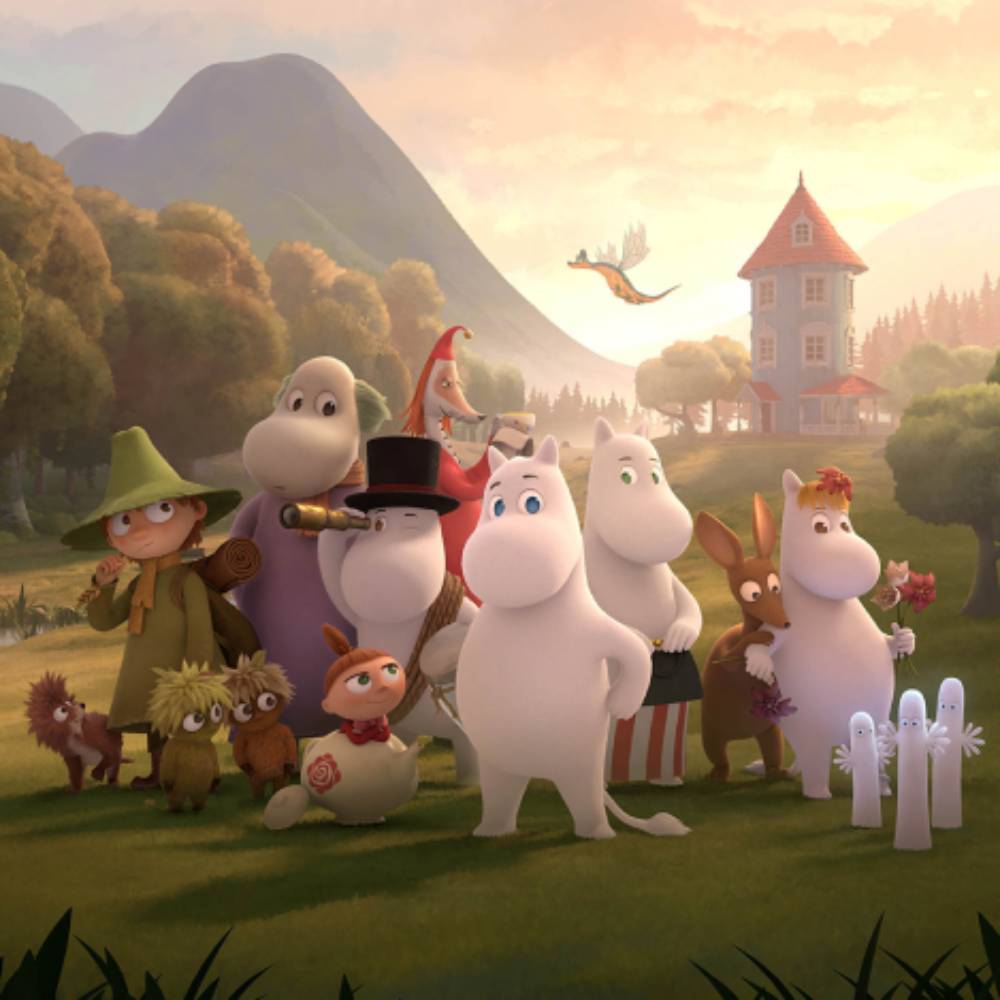 Moomins Greeting Card Square