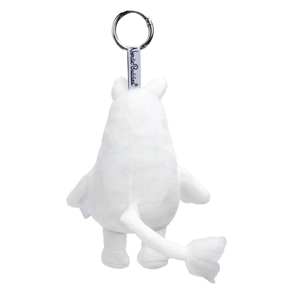 Moomintroll Angry Plushie Key Ring White - The Official Moomin Shop