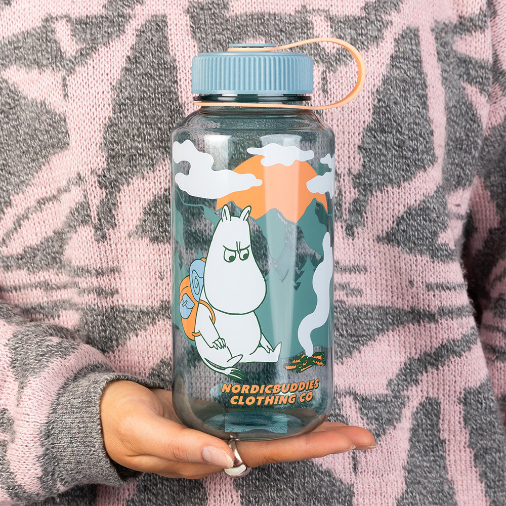 Moomintroll Camping Everyday Water Bottle Green - The Official Moomin Shop