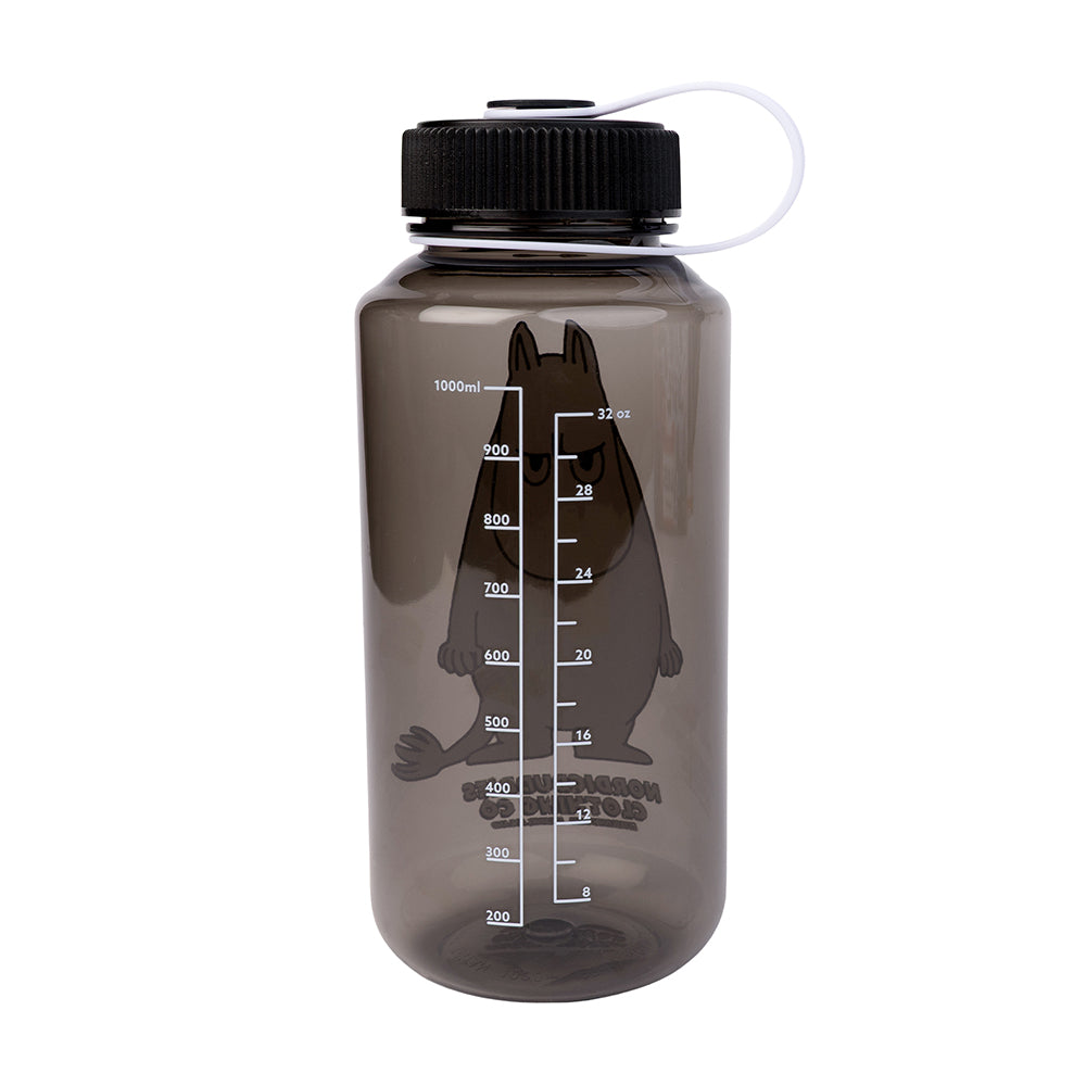 Moomintroll Angry Everyday Water Bottle 1L Black - The Official Moomin Shop