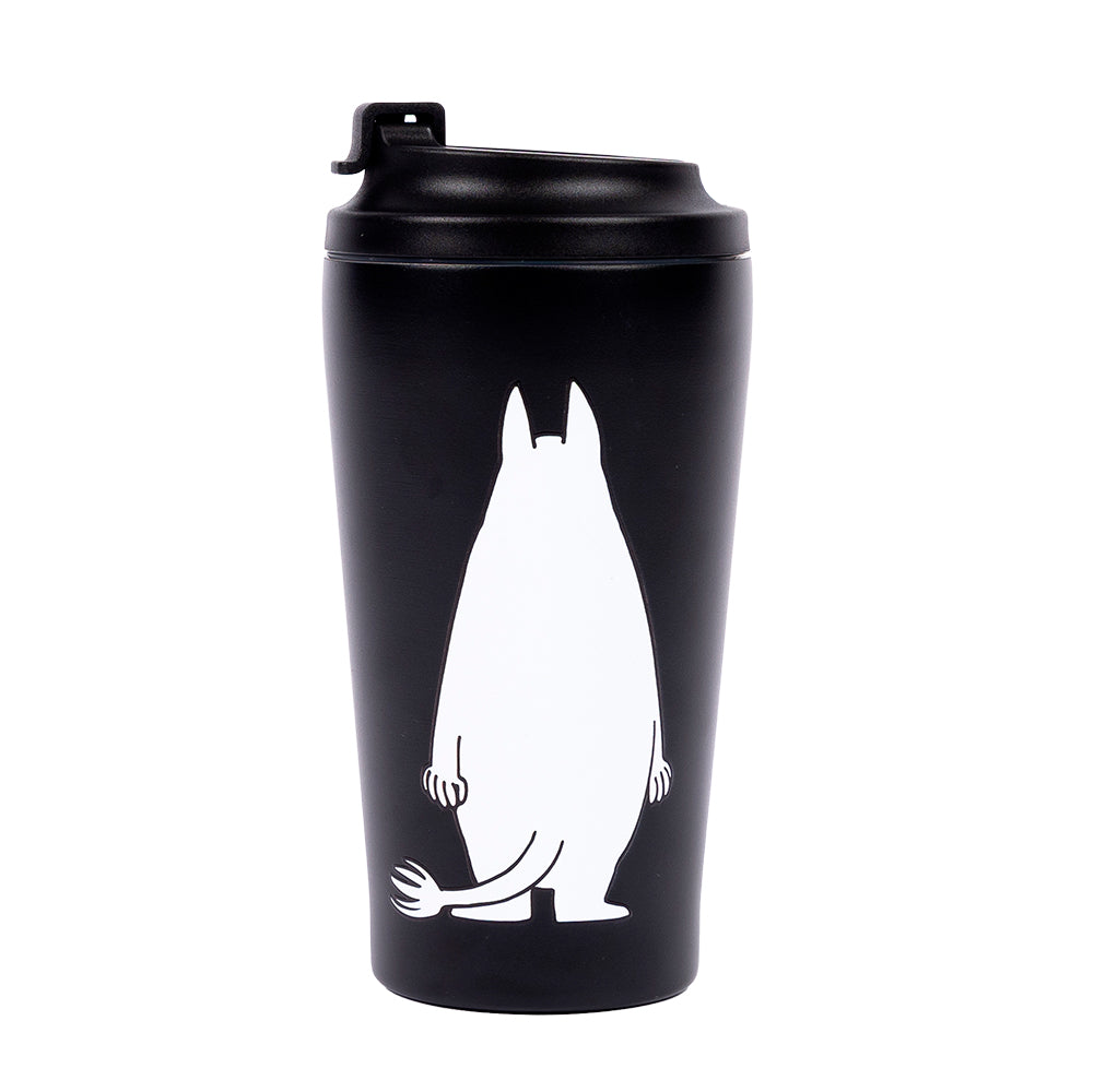 Moomintroll Angry Thermal Mug 550ml Black - The Official Moomin Shop