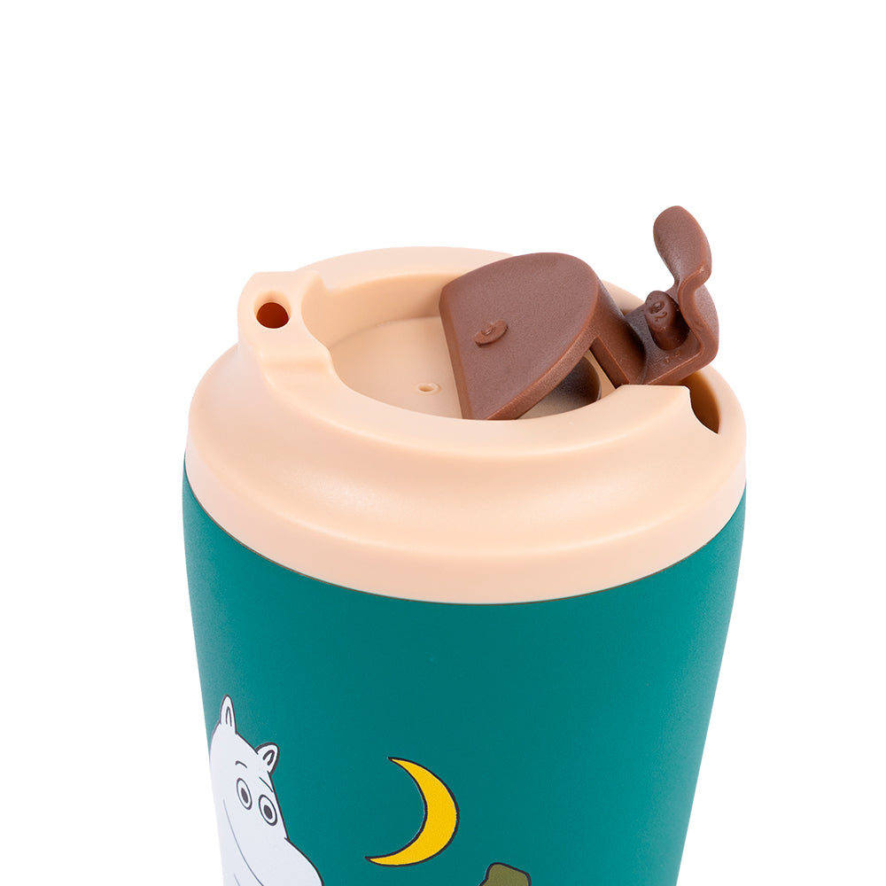 Moomin Camping Thermal Mug 550ml Green - The Official Moomin Shop