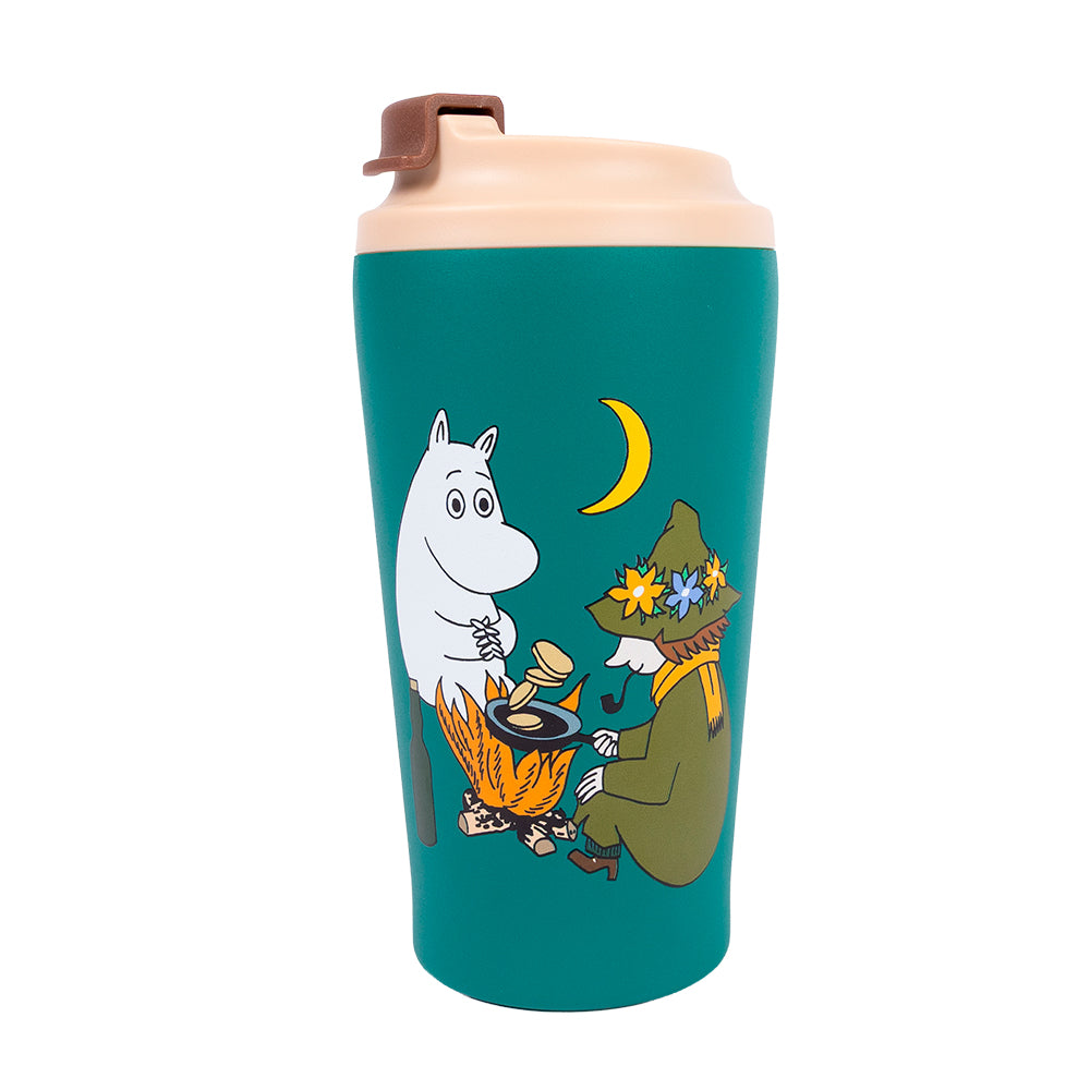 Moomin Camping Thermal Mug 550ml Green - The Official Moomin Shop