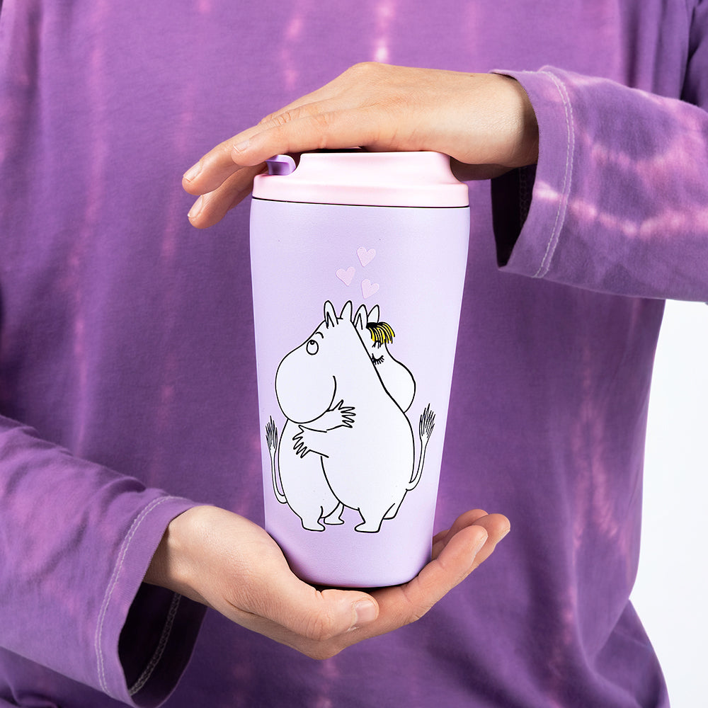 Moomins Love Thermal Mug 550ml Purple - The Official Moomin Shop