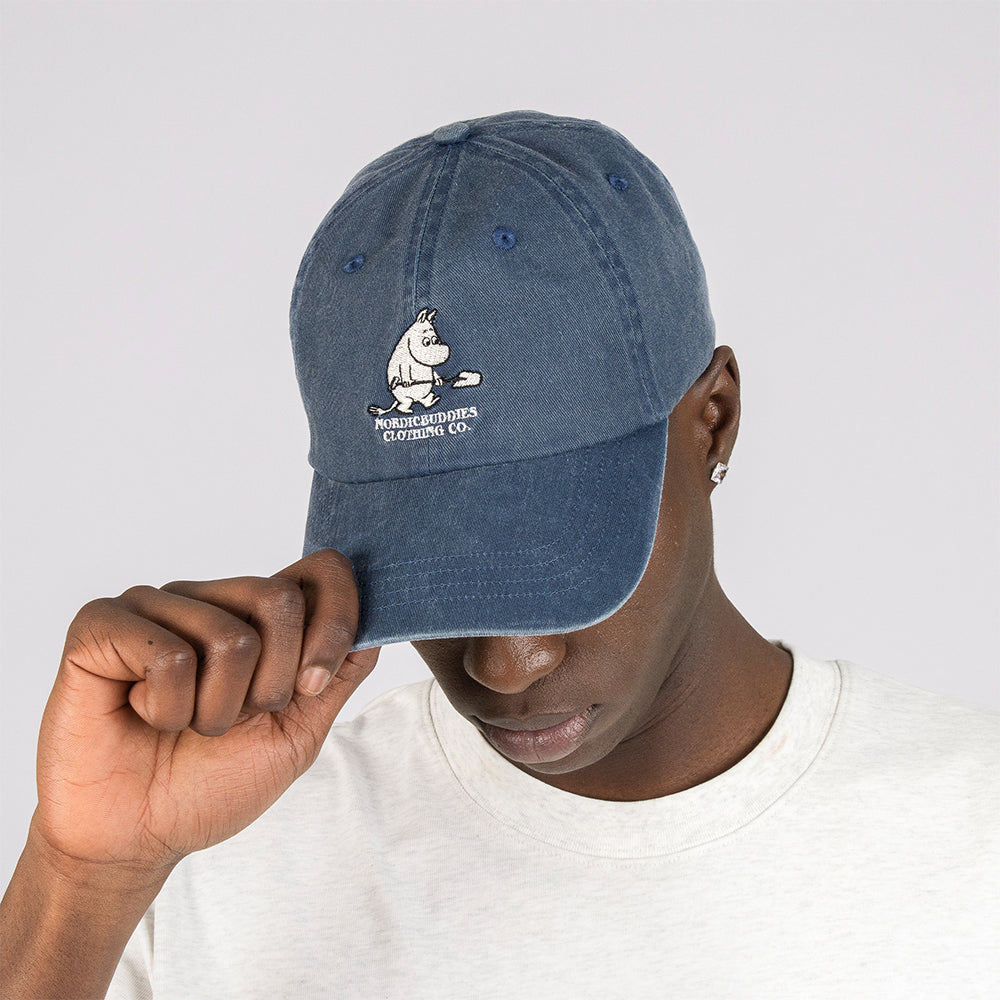 Moomintroll Gardening Adult Cap Darkblue - The Official Moomin Shop