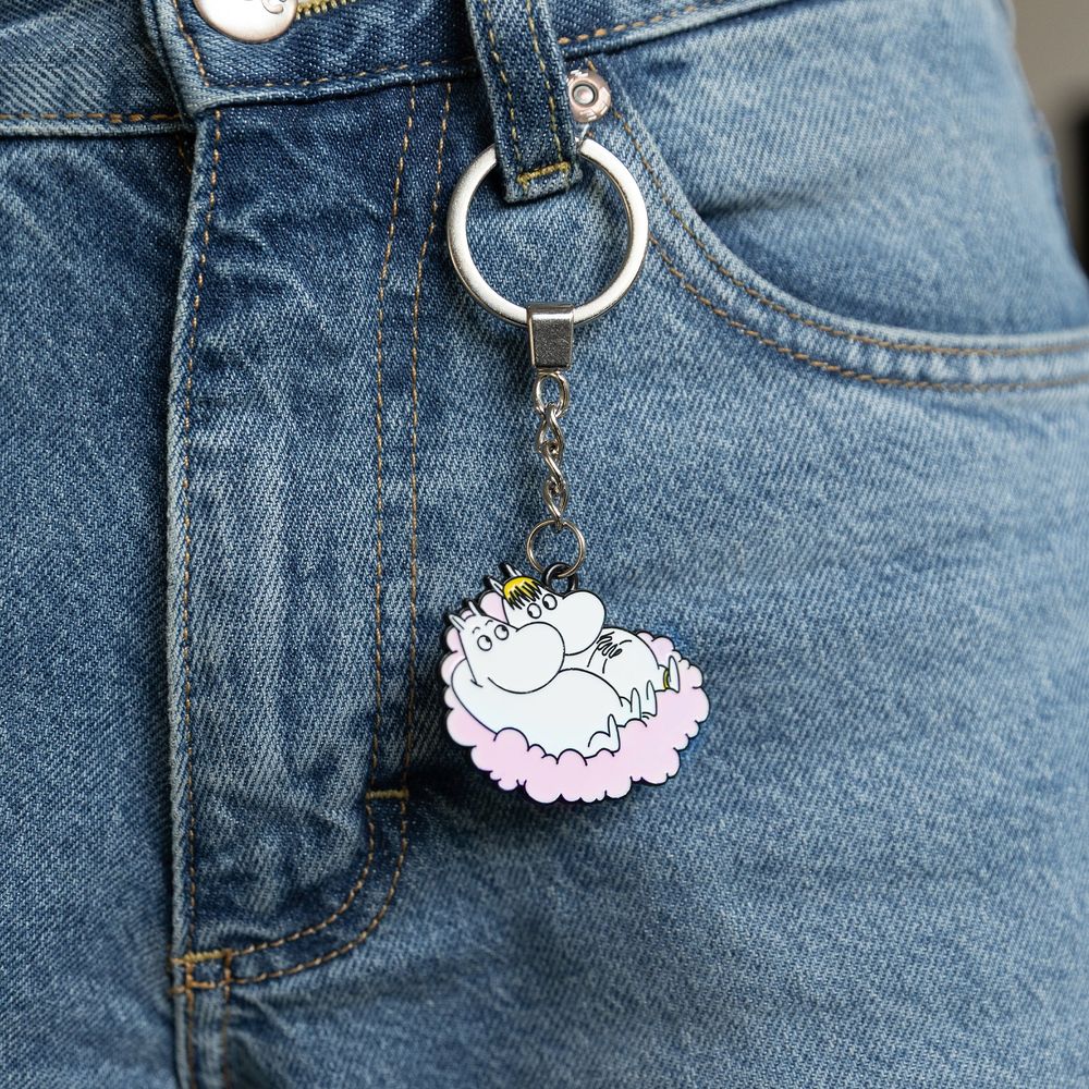 Moomins Love Metal Key Ring - The Official Moomin Shop