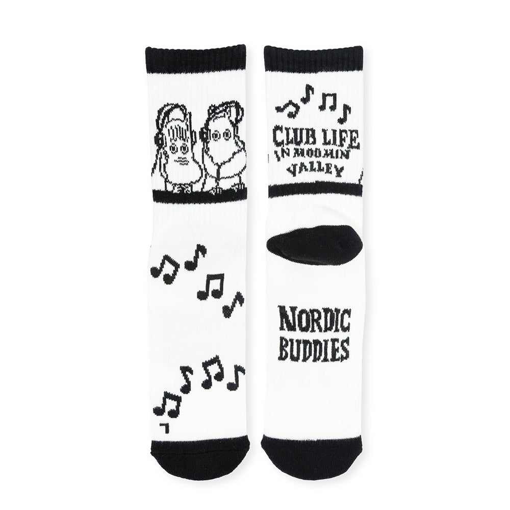 Moomin Club Life Active Socks 36-42 B&amp;W