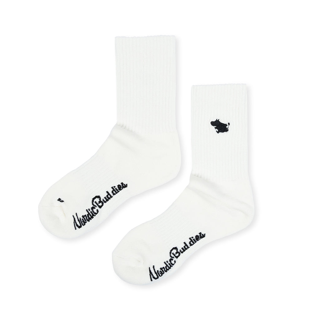Moomintroll Tennis Socks 36-42 White