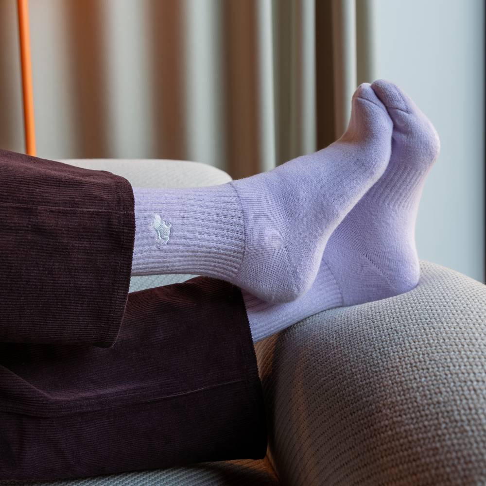 Moomintroll Tennis Socks 36-42 Violet