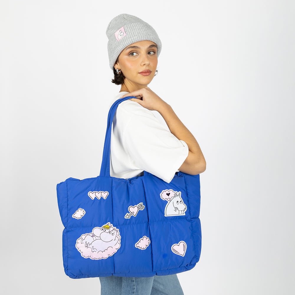 Moomins Love Puffer Bag Blue