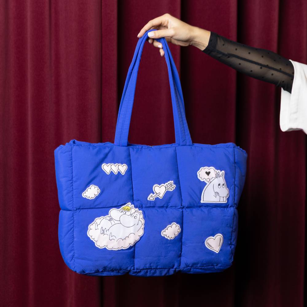 Moomins Love Puffer Bag Blue
