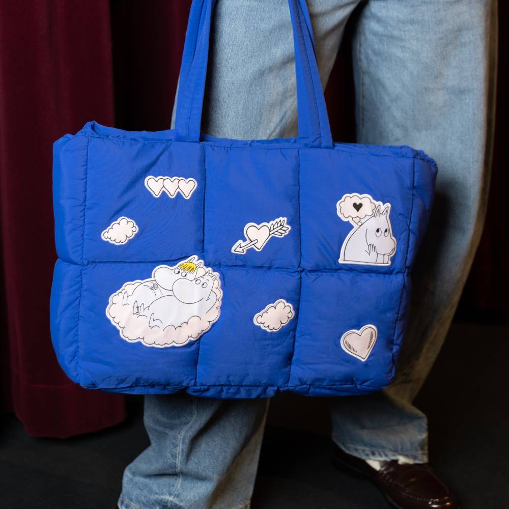 Moomins Love Puffer Bag Blue