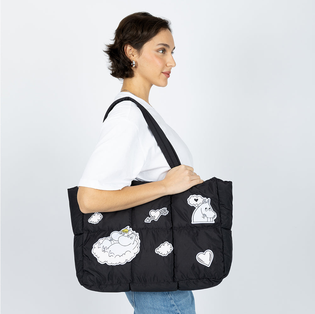 Moomins Love Puffer Bag Black