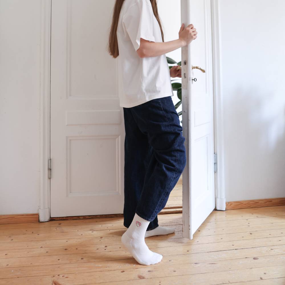 Moomins Love Retro Socks 36-42 White - The Official Moomin Shop