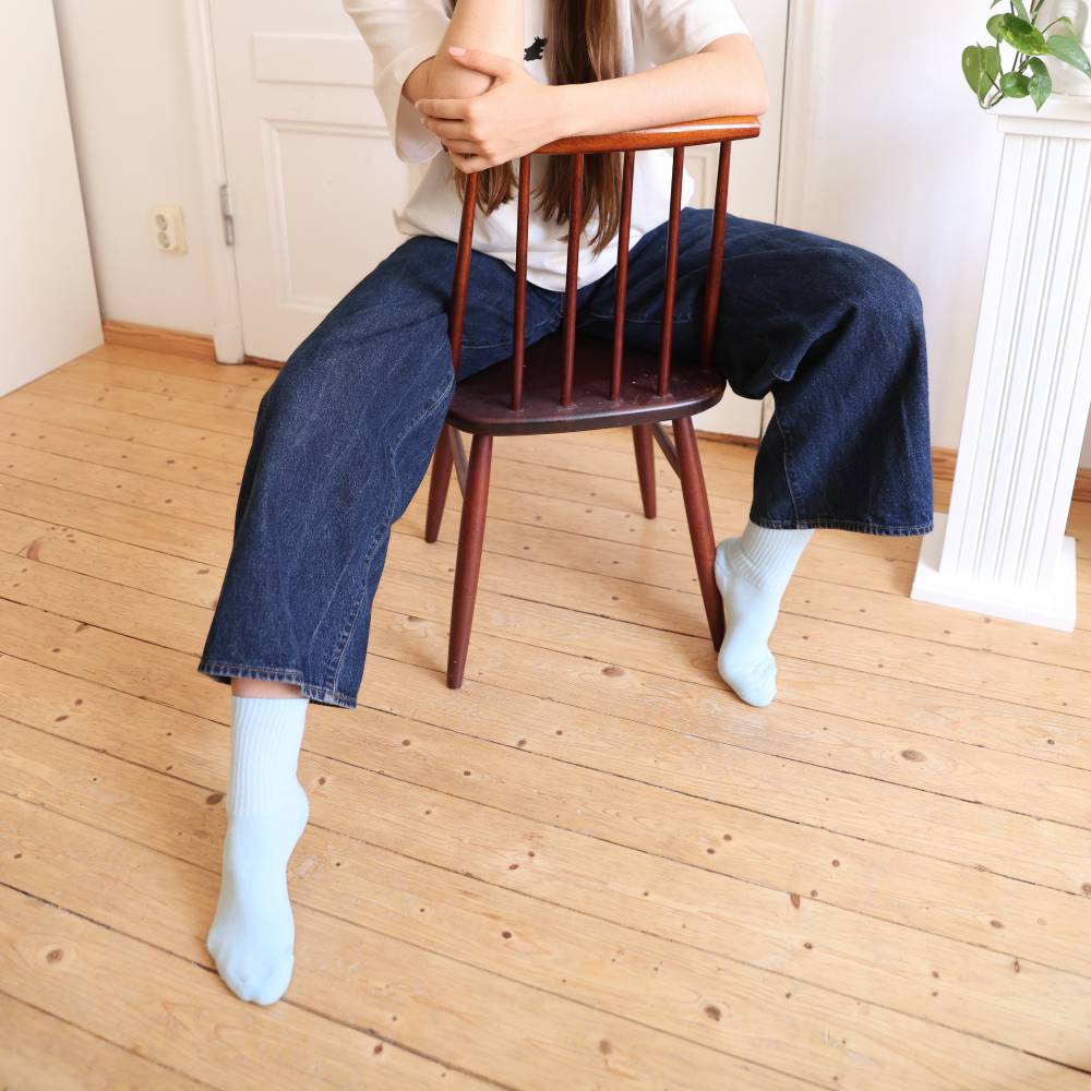 Moomins Love Socks 36-42 Lightblue - The Official Moomin Shop
