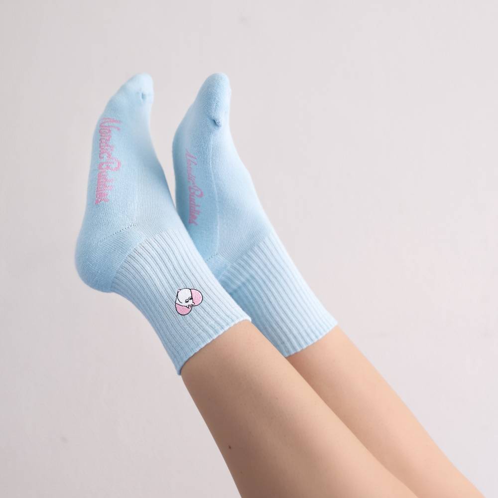 Moomins Love Socks 36-42 Lightblue - The Official Moomin Shop
