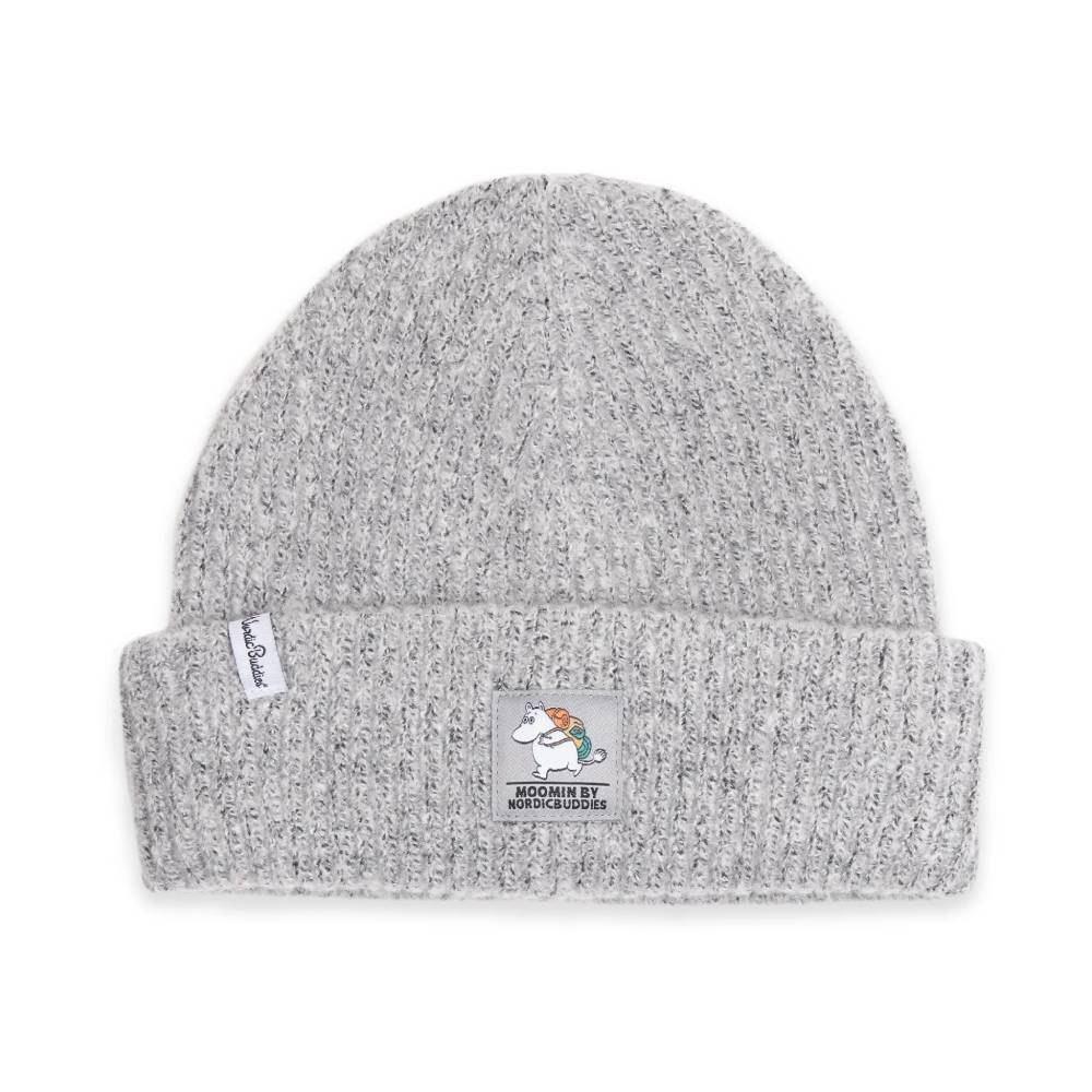 Moomintroll Beanie Adults Grey - Nordicbuddies - The Official Moomin Shop