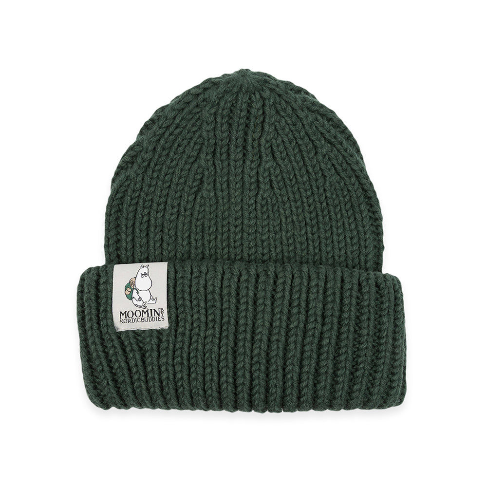 Moomintroll Chunky Beanie Darkgreen
