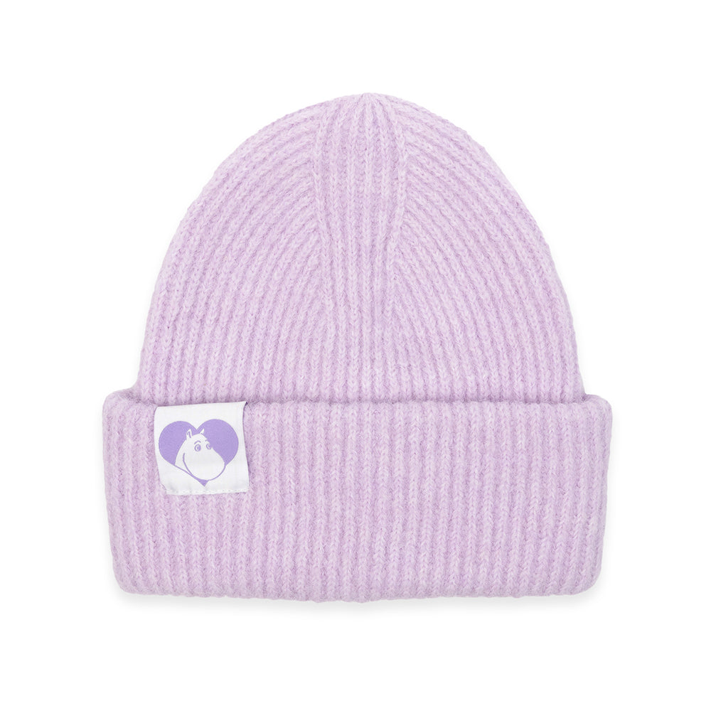Moomintroll Love Fluffy Chunky Beanie Violet