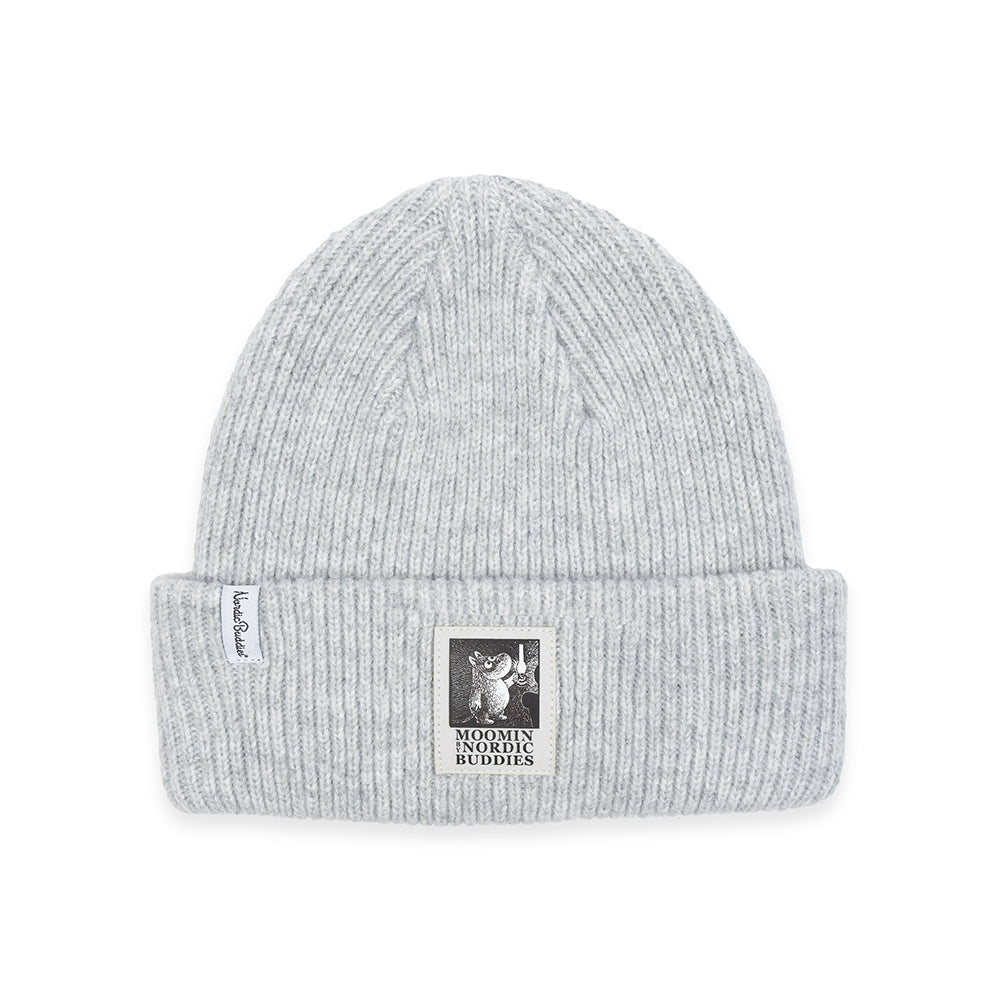 Moomin Novels Collection Beanie Grey - The Official Moomin Shop