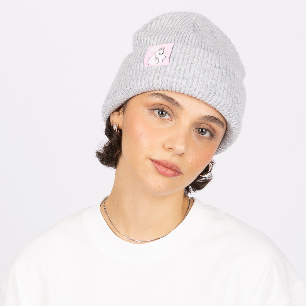 Moomins Love Dreamer Cotton Beanie Grey