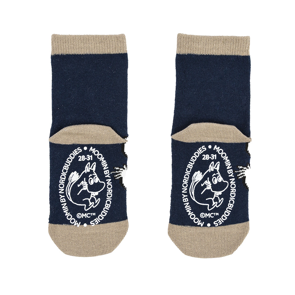 Moomintroll Kids Retro Socks Blue - The Official Moomin Shop