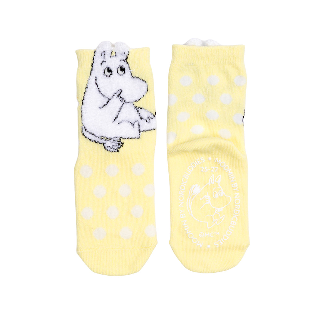Moomintroll Kids Socks 28-31 Yellow - The Official Moomin Shop