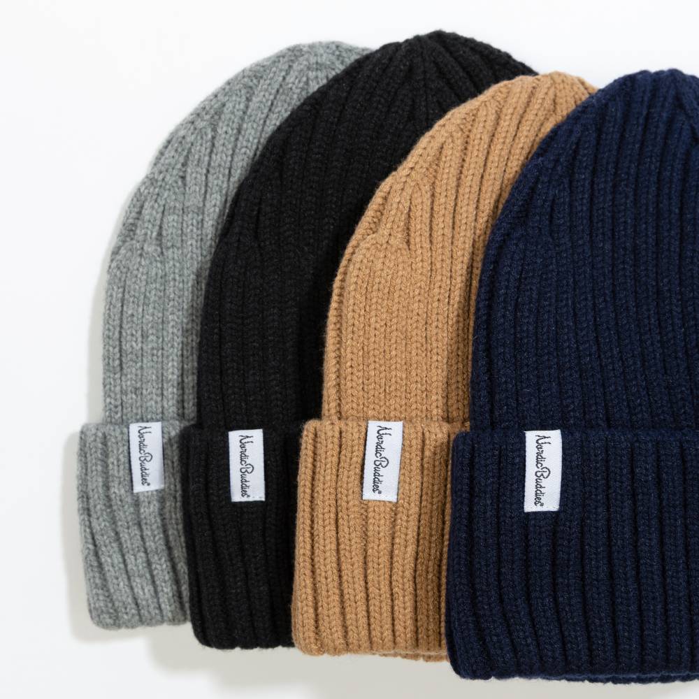 Too-Ticky Embroidery Beanie Darkblue