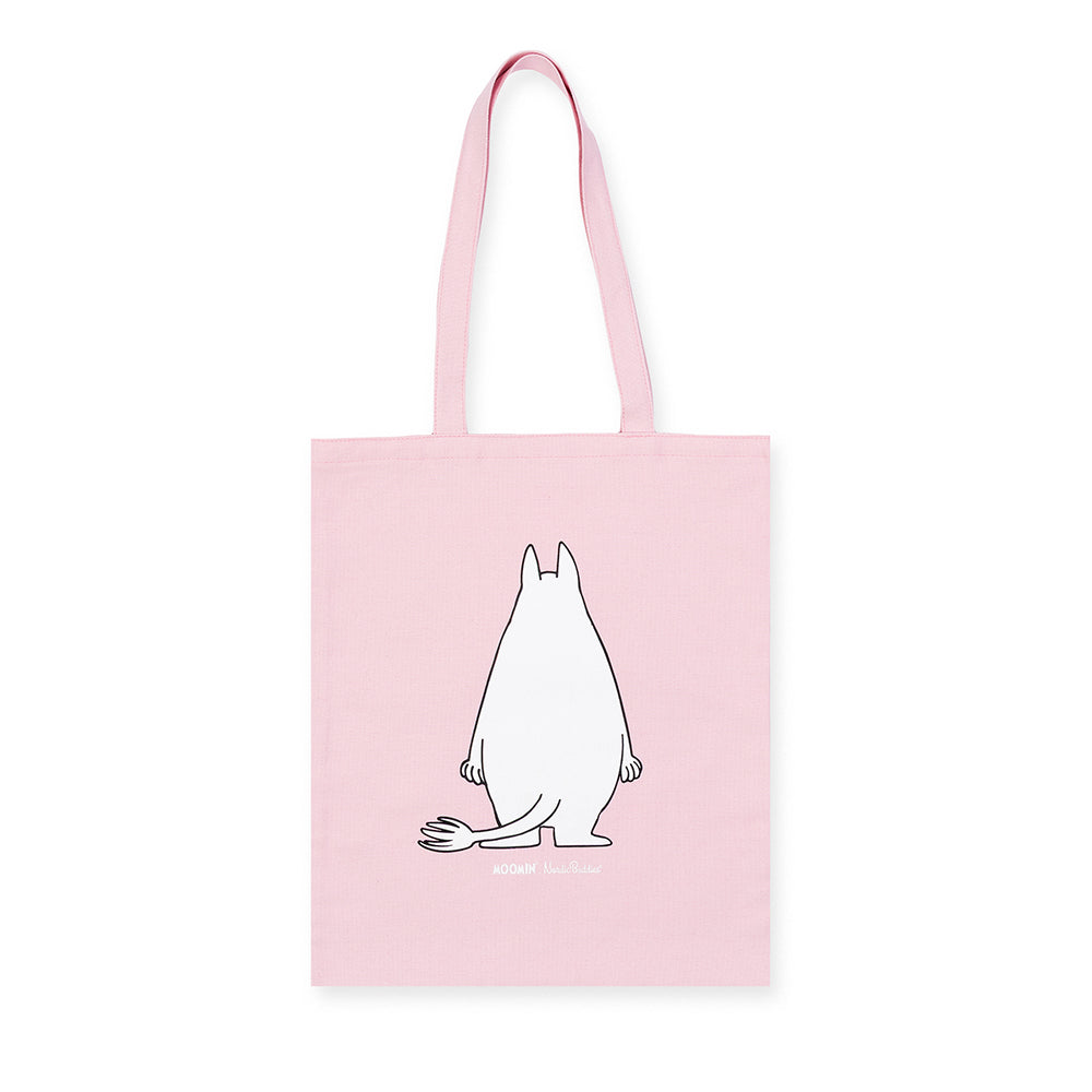 Moomintroll Angry Tote Bag Lightpink - The Official Moomin Shop