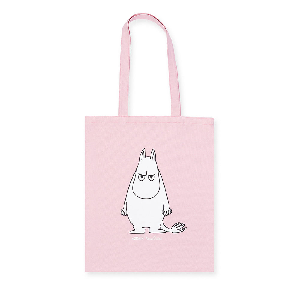Moomintroll Angry Tote Bag Lightpink - The Official Moomin Shop
