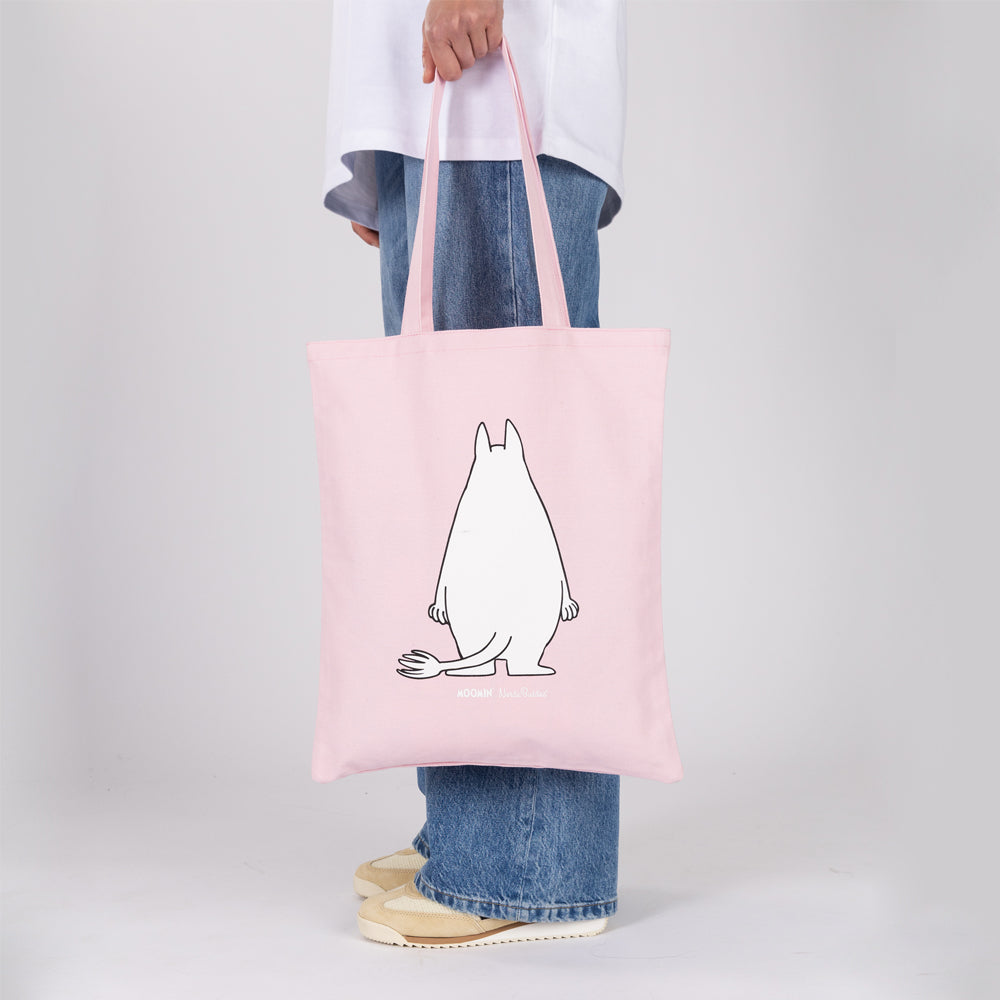 Moomintroll Angry Tote Bag Lightpink - The Official Moomin Shop