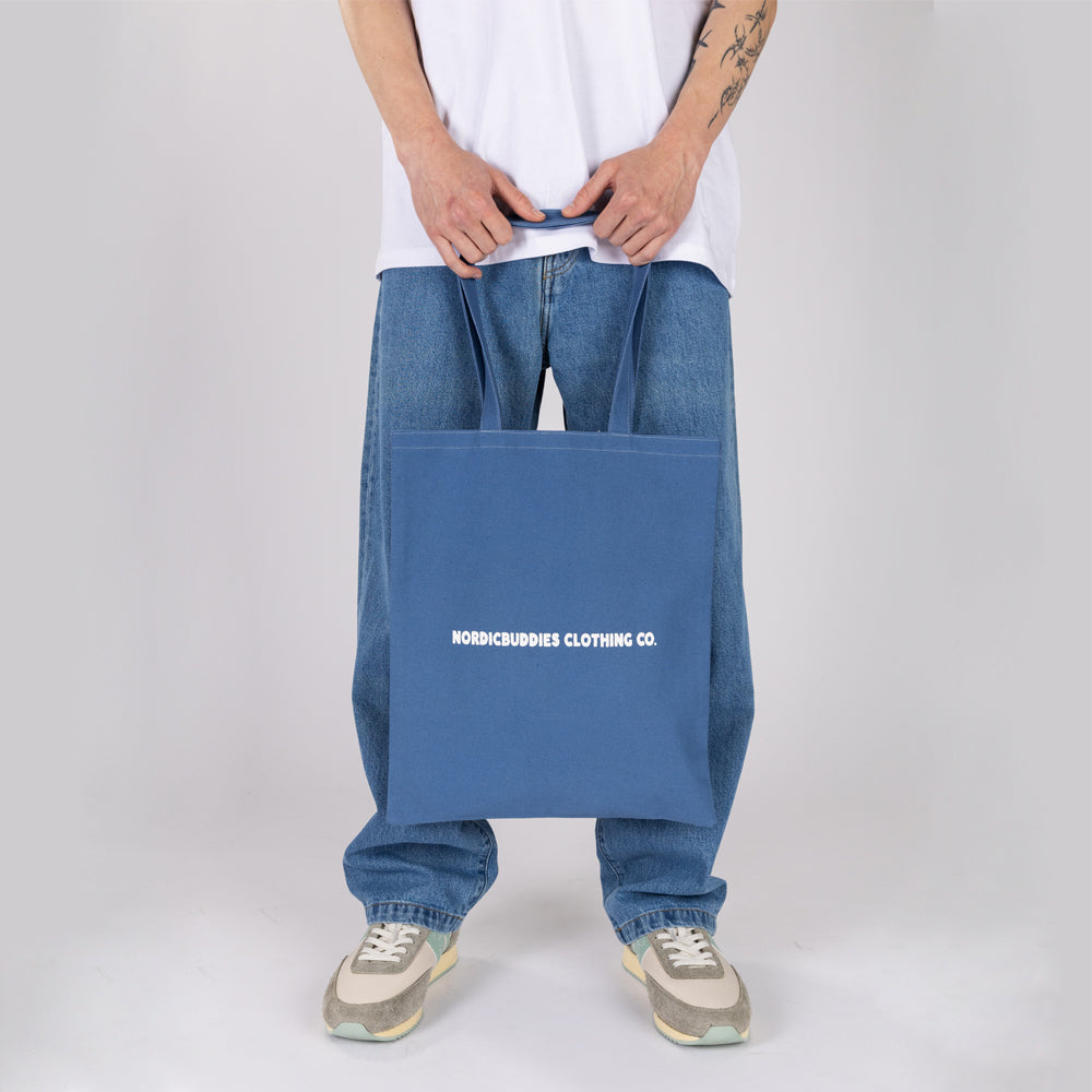 Moomintroll Gardening Tote Bag Blue - The Official Moomin Shop