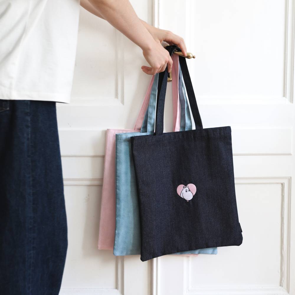Moomins Love Tote Bag Pink - The Official Moomin Shop