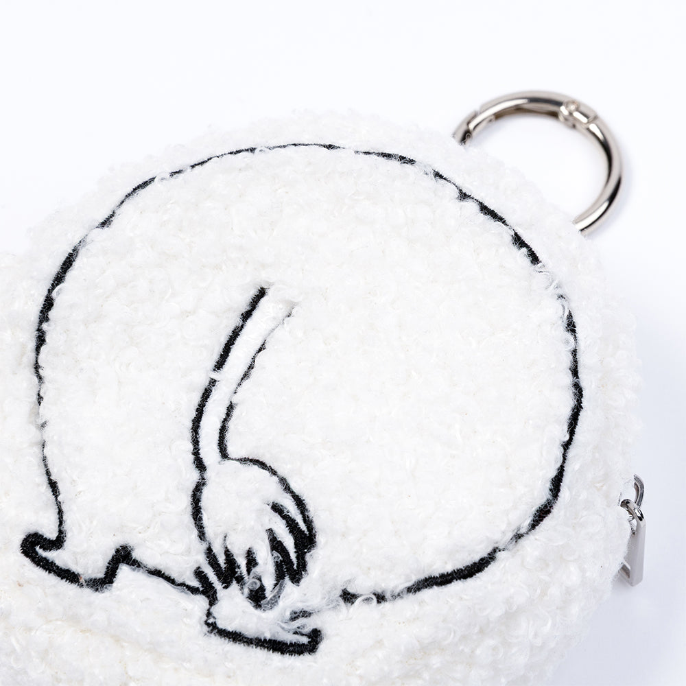 Moomintroll Butt Teddy Pouch White - The Official Moomin Shop