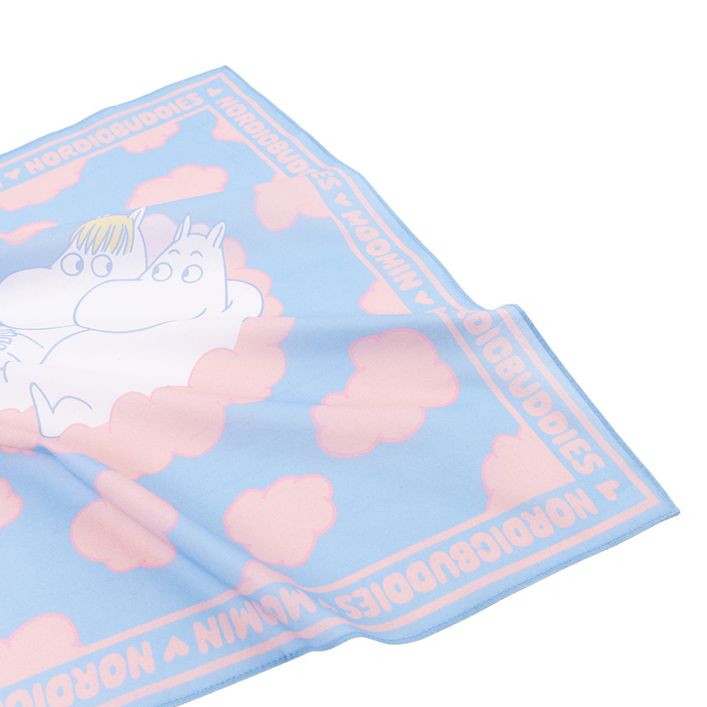 Moomins Love Cloud Scarf Blue - The Official Moomin Shop