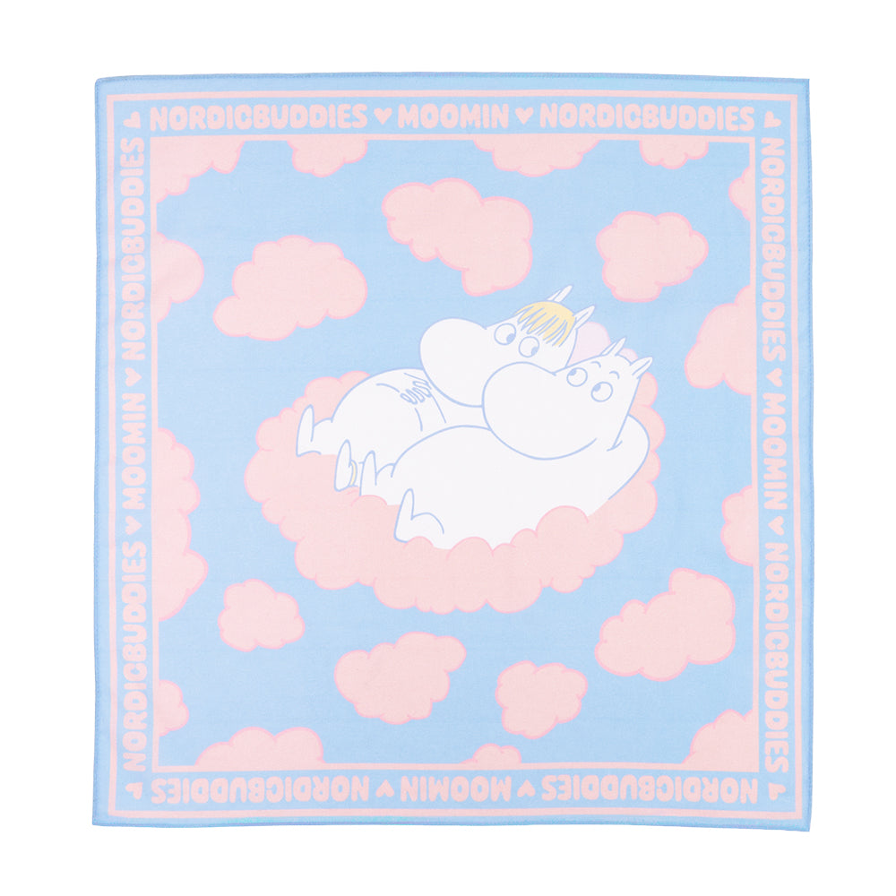 Moomins Love Cloud Scarf Blue - The Official Moomin Shop