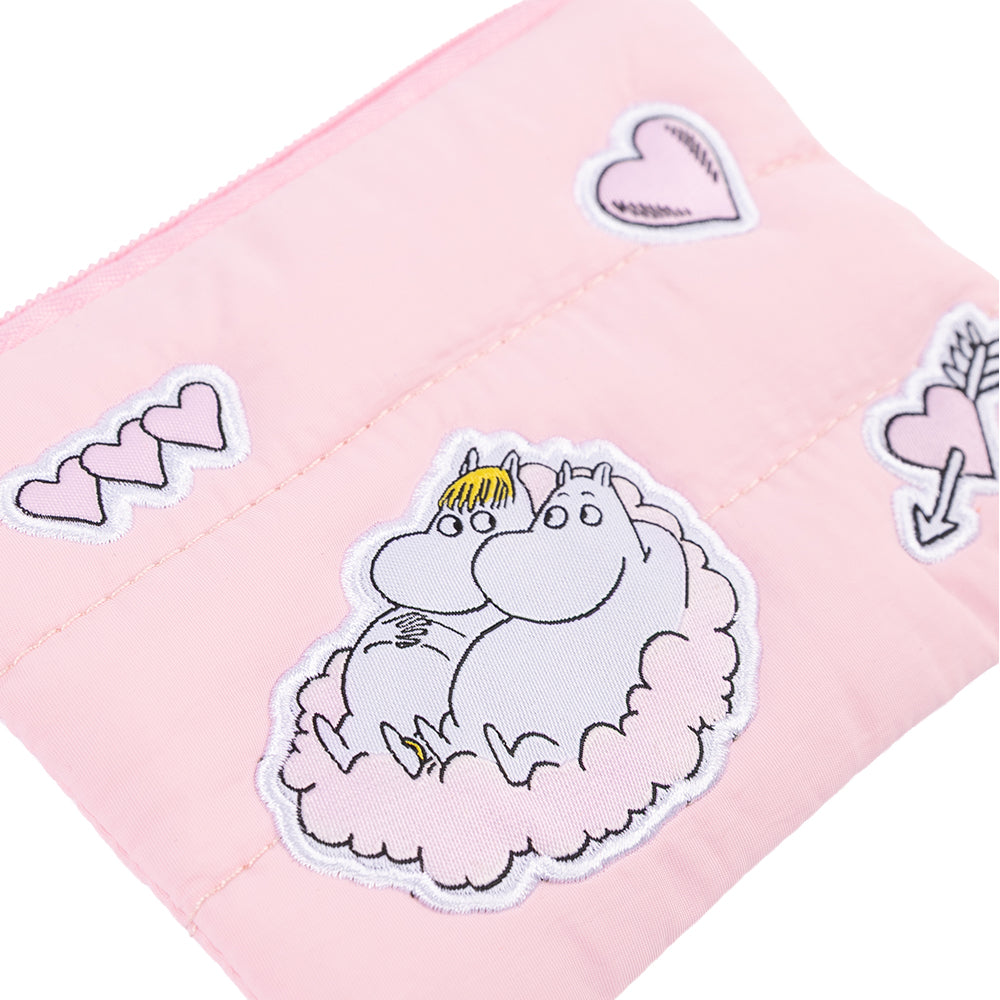 Moomins Love Puffer Wallet Lilac - The Official Moomin Shop
