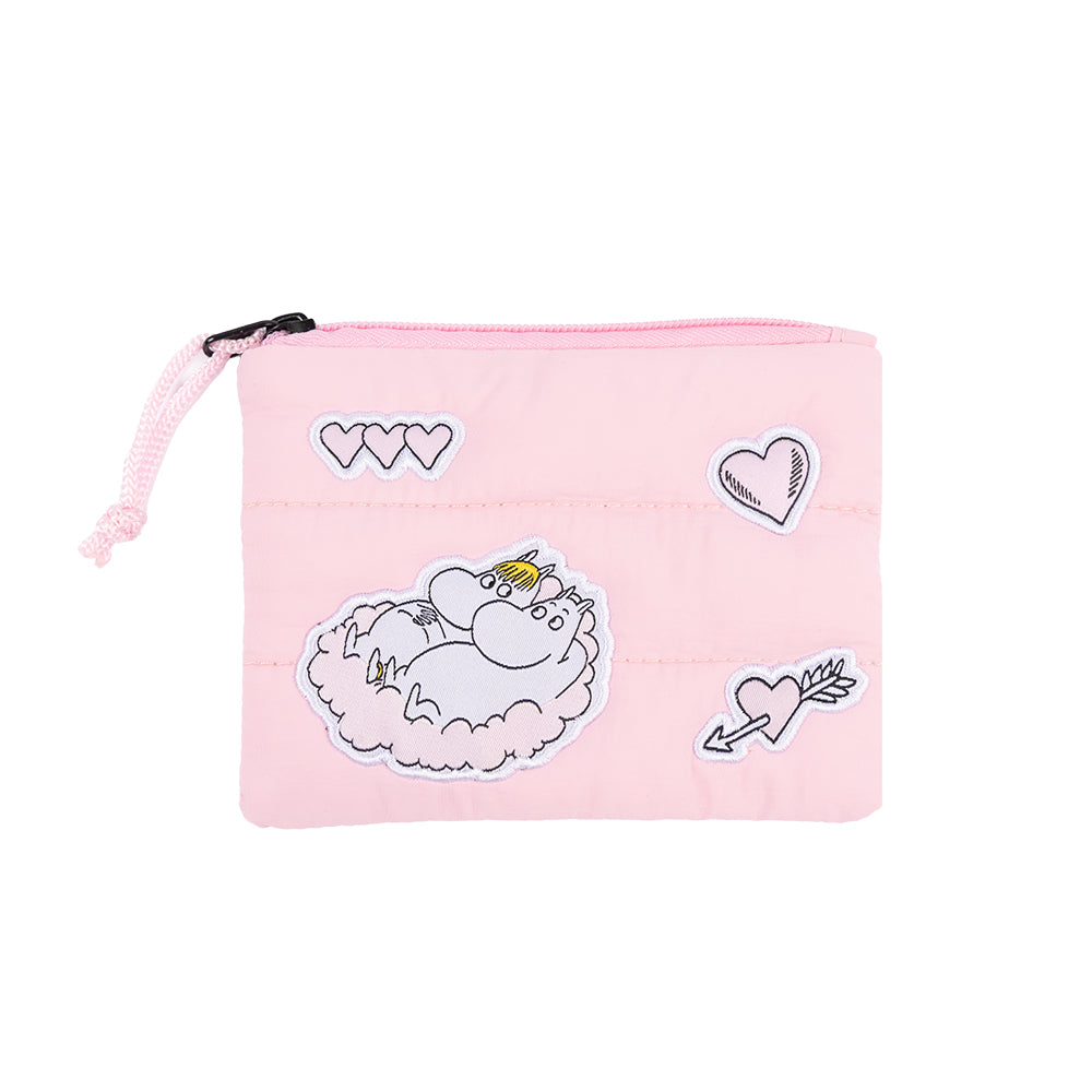 Moomins Love Puffer Wallet Lilac - The Official Moomin Shop
