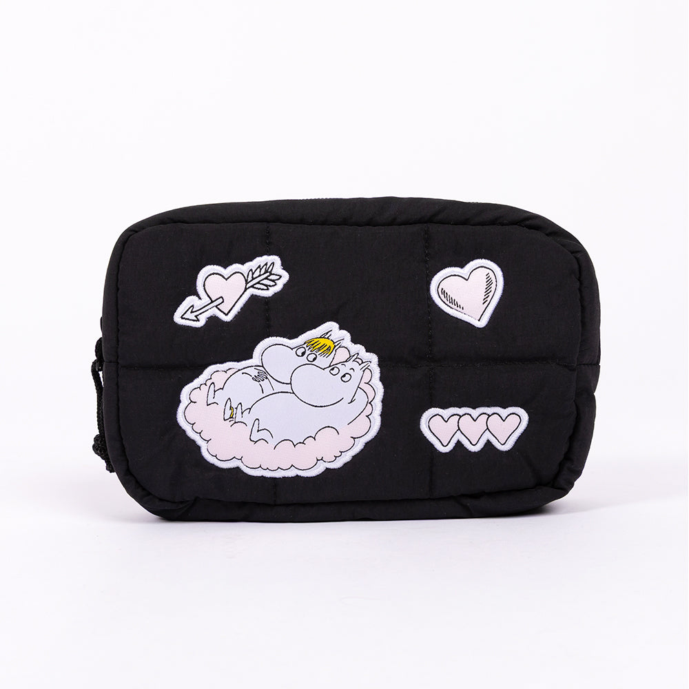 Moomins Love Cloud Beauty Bag Black