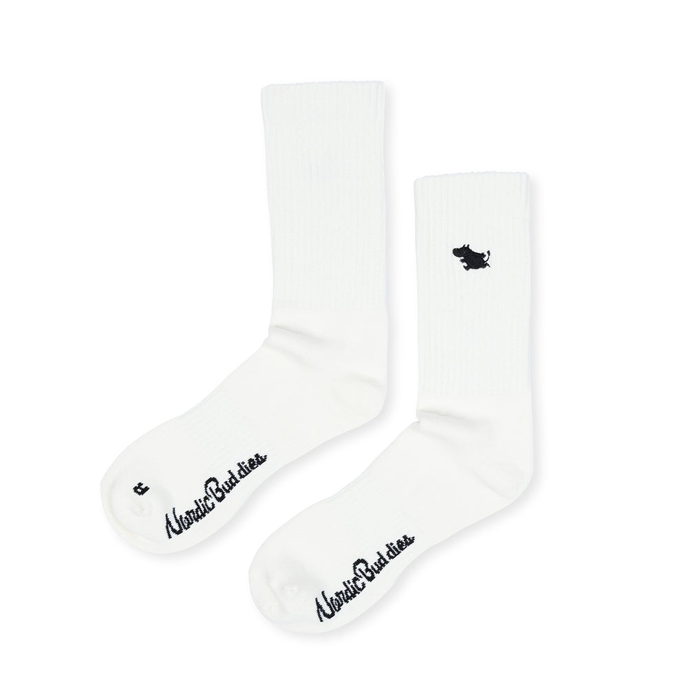 Moomintroll Tennis Socks 40-45 White