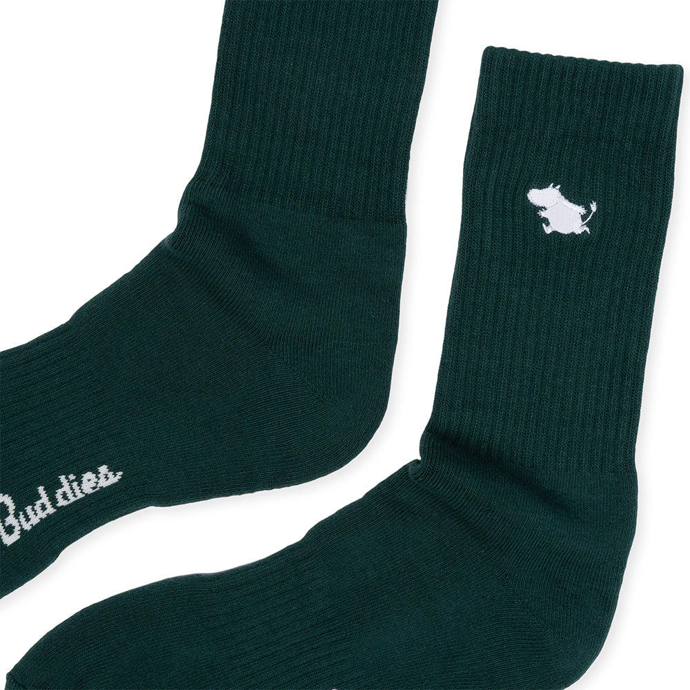 Moomintroll Tennis Socks 40-45 Darkgreen