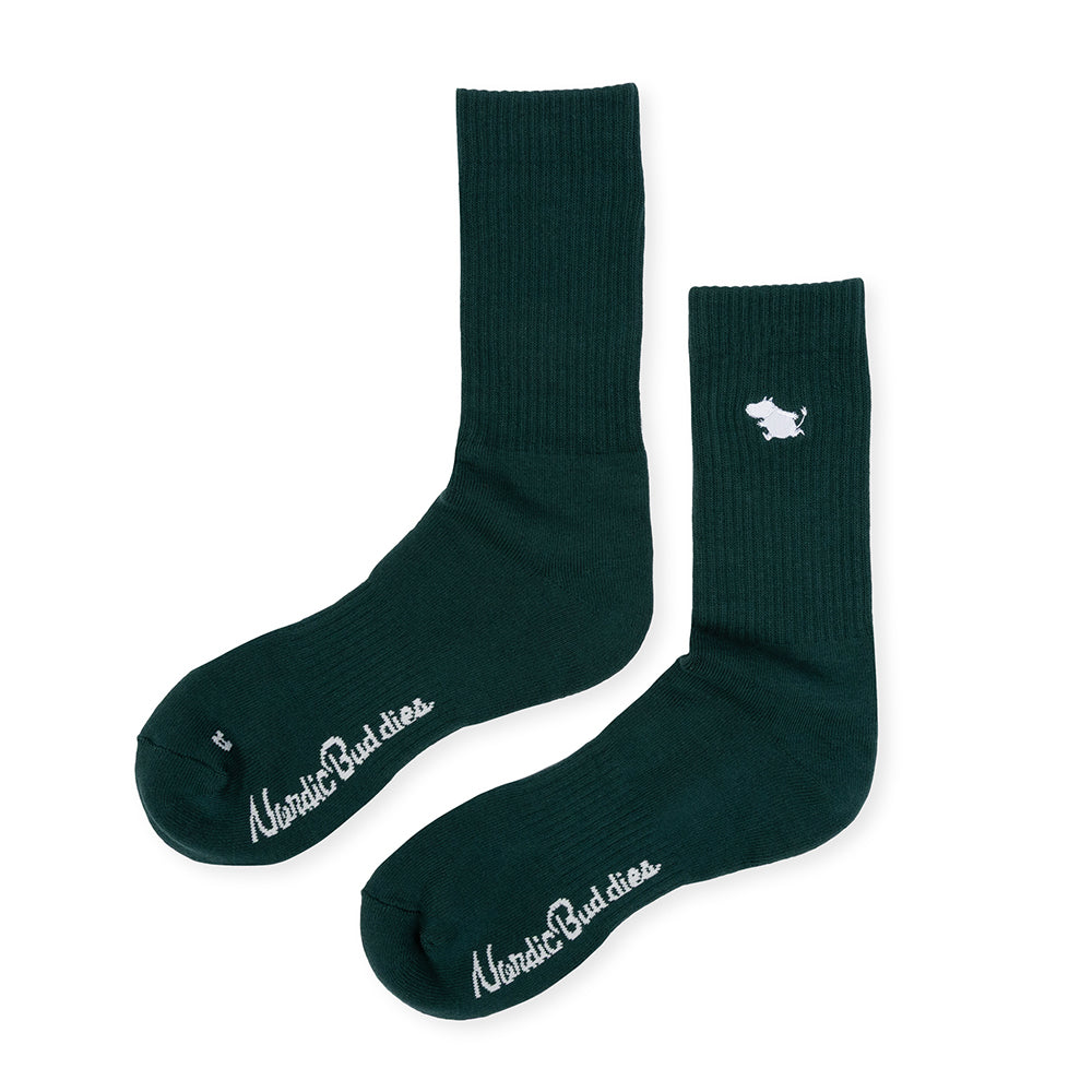 Moomintroll Tennis Socks 40-45 Darkgreen