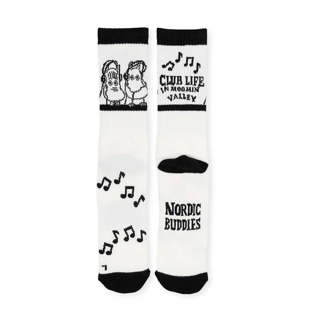 Moomins Clublife 40-45 Active Socks B&amp;W