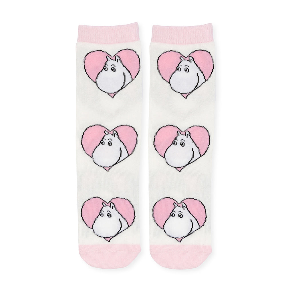 Moomintroll Love 36-42 Socks White