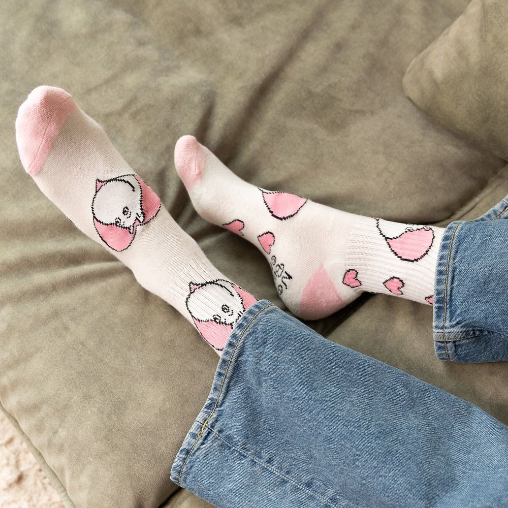 Moomins Love Retro Socks 36-42 White - The Official Moomin Shop