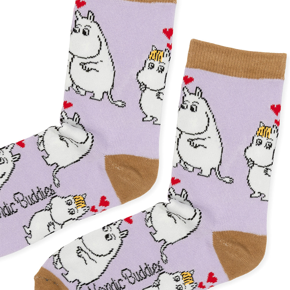 Moomins Love 36-42 Socks Violet