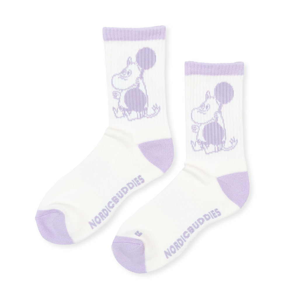 Moomintroll Exercising Active Socks 36-42 Violet