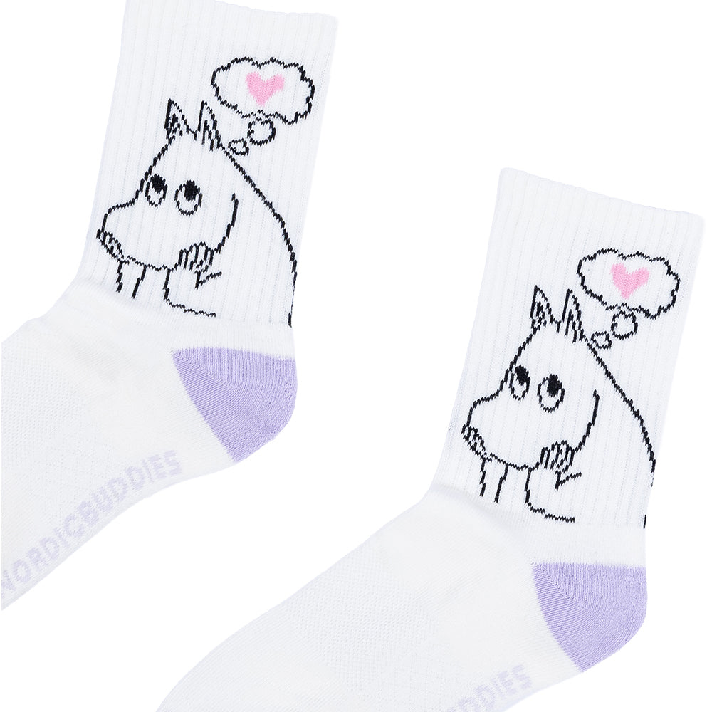 Moomins Love Dreamer Active Socks 36-42 White