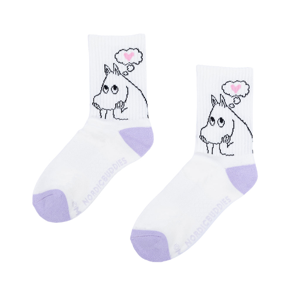 Moomins Love Dreamer Active Socks 36-42 White